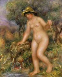 La Fuente o Gabrielle Desnuda